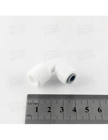 Фітинг кутовий Raifil 1817-С 4ME6, 0.25х0.37 дюйма - 2