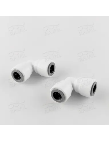 Фітинг кутовий Raifil 1818-B 6UE6, 0.37х0.37 дюйма - 4