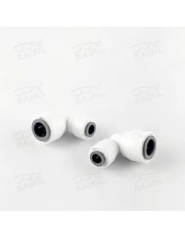 Фитинг угловой Raifil 1818-C 4UE6, 0.25х0.37 дюйма - 4