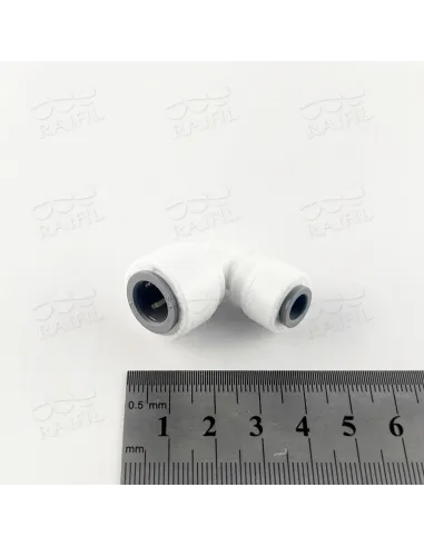 Фитинг угловой Raifil 1818-C 4UE6, 0.25х0.37 дюйма - 2