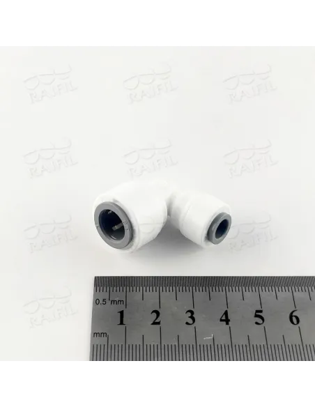 Фитинг угловой Raifil 1818-C 4UE6, 0.25х0.37 дюйма - 2