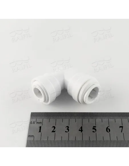 Фитинг угловой Raifil 1818-D 6UE8-D, 0.37х0.5 дюйма - 2