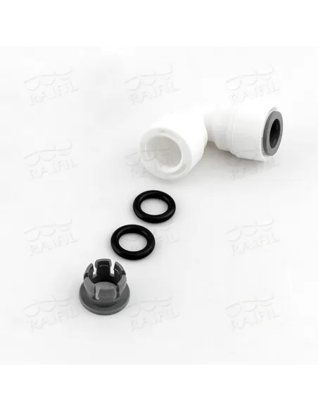 Фитинг угловой Raifil 1818-F 8UE8, 0.5х0.5 дюйма - 6