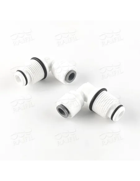 Фітинг кутовий Raifil 2817-C 4ME6-1, 0.25х0.37 дюйма, з ущільнювачем - 4