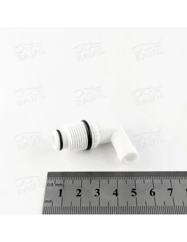 Фитинг угловой Raifil 2817-D 4ME6-D, 0.37 дюйма с уплотнителем, штуцер 10.2 мм - 3