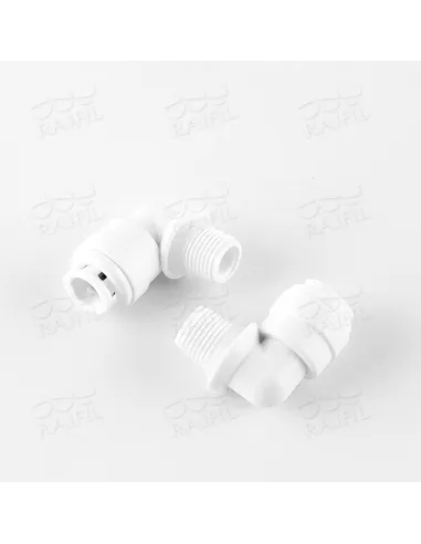 Фітинг кутовий Raifil 2817-G, 0.25х0.12 дюйма, з ущільнювачем - 2