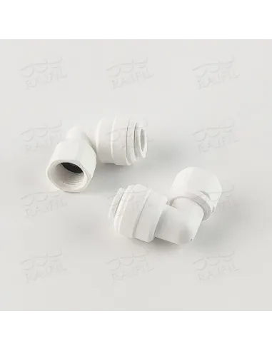 Фітинг кутовий Raifil 4FE2-D, 1/4х1/8 дюйма, з ущільнювачем - 2