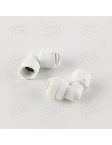 Фітинг кутовий Raifil 4FE2-D, 1/4х1/8 дюйма, з ущільнювачем - 2