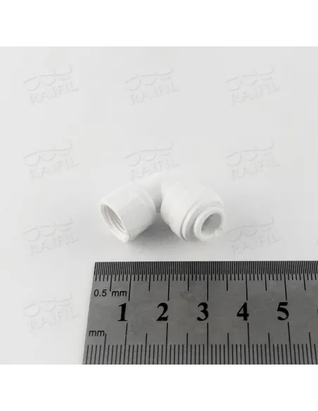 Фітинг кутовий Raifil 4FE2-D, 1/4х1/8 дюйма, з ущільнювачем - 3