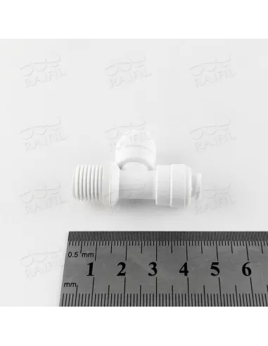 Фітинг Т-подібний Raifil 1804-H/4MRT44-2-D, 0.25х0.25х0.25 дюйма - 2