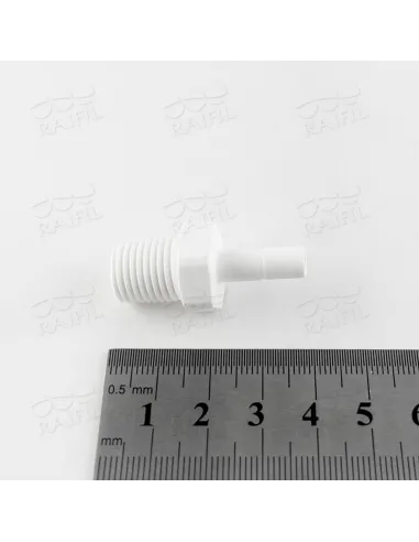 Фитинг прямой Raifil 1806-D / 4SA4GR-D, 0.25х0.25 дюйма - 3