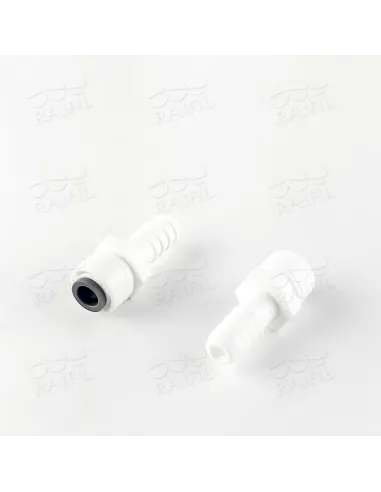 Фитинг прямой Raifil 1839-А, 0.25 дюйма х 9.4 мм, со штуцером - 4