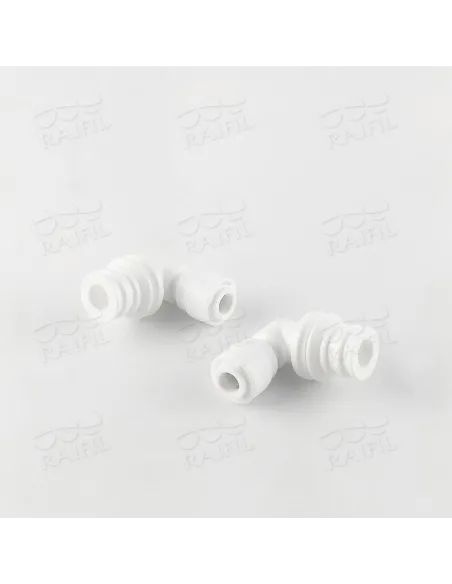 Фітинг кутовий Raifil 2814-А, 0.25 дюйма x 15.3 мм, зі штуцером - 4