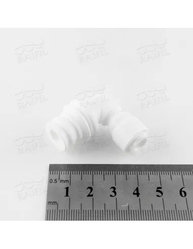 Фітинг кутовий Raifil 2814-А, 0.25 дюйма x 15.3 мм, зі штуцером - 2