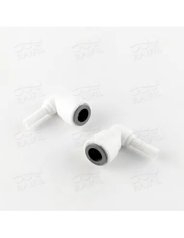 Фітинг кутовий Raifil 1814-D, 0.37х0.25 дюйма - 2