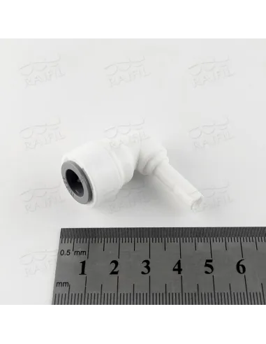 Фітинг кутовий Raifil 1814-D, 0.37х0.25 дюйма - 3