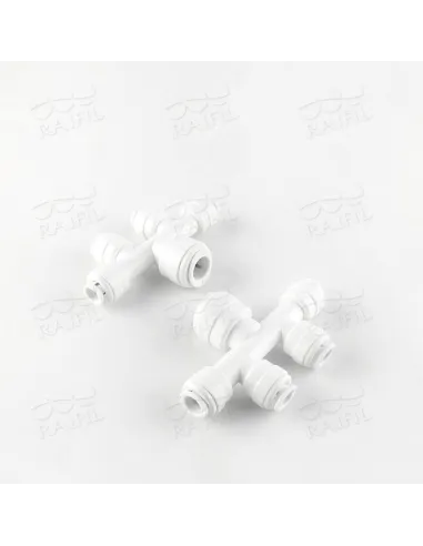 Фітинг розподільний Raifil 1805-D, 0.25х0.25х0.37х0.25х0.25 дюйма - 3