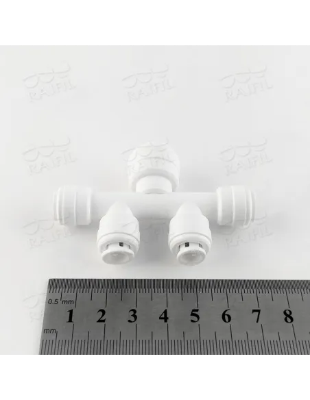 Фітинг розподільний Raifil 1805-D, 0.25х0.25х0.37х0.25х0.25 дюйма - 2