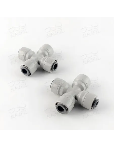 Фитинг распределительный крестообразный Raifil 1808-А / 4CR4, 0.25х0.25х0.25х0.25 дюйма - 3