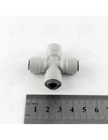Фитинг распределительный крестообразный Raifil 1808-А / 4CR4, 0.25х0.25х0.25х0.25 дюйма - 4