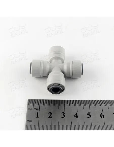 Фитинг распределительный крестообразный Raifil 1808-А / 4CR4, 0.25х0.25х0.25х0.25 дюйма - 4