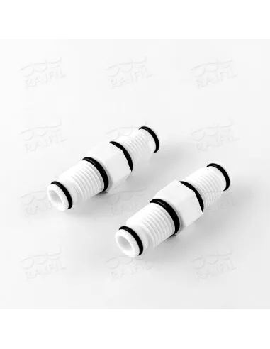 Фитинг прямой Raifil 2810-А / СС-2W, 0.25х0.25 дюйма, с уплотнителем - 3