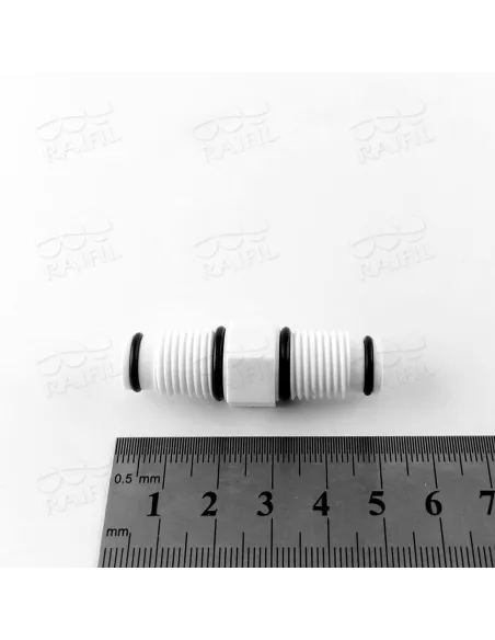 Фитинг прямой Raifil 2810-А / СС-2W, 0.25х0.25 дюйма, с уплотнителем - 2
