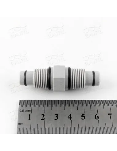 Фитинг прямой Raifil 2810-В / СС-3W, 0.37х0.37 дюйма, с уплотнителем - 3