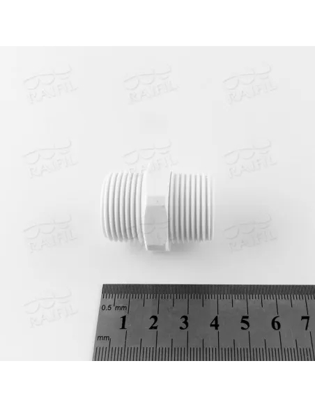 Фітинг прямий Raifil 2810-K, 0.75х0.75 дюйма - 3