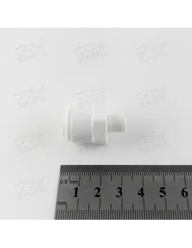 Фитинг прямой Raifil 1813-P / 6MC2, 0.37х0.12 дюйма - 3