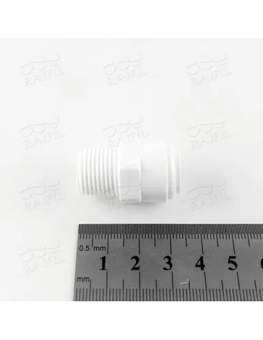 Фитинг прямой Raifil WA-MC0606 / 6mc6 Organic, 0.37х0.37 дюйма - 3