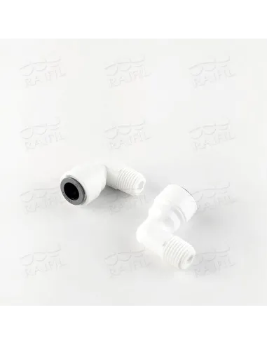 Фитинг угловой Raifil 1817-D / 6me4, 0.37х0.25 дюйма - 2