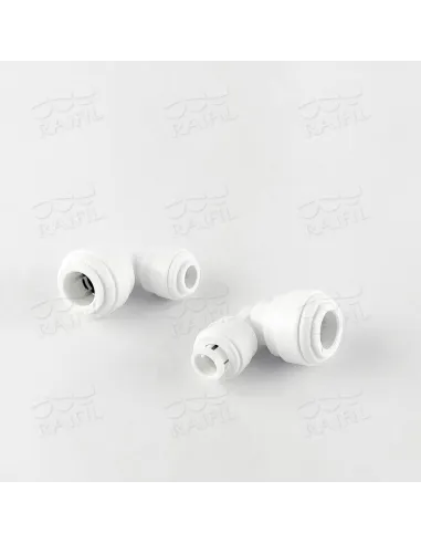 Фитинг угловой Raifil WA-UE0604 / 4UE6 Organic, 0.25х0.37 дюйма - 2