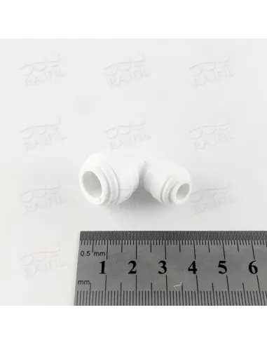 Фитинг угловой Raifil WA-UE0604 / 4UE6 Organic, 0.25х0.37 дюйма - 3