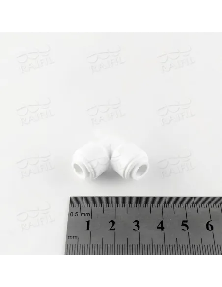 Фитинг угловой Raifil WA-UE0404 / 4UE4 Organic, 0.25х0.25 дюйма - 3