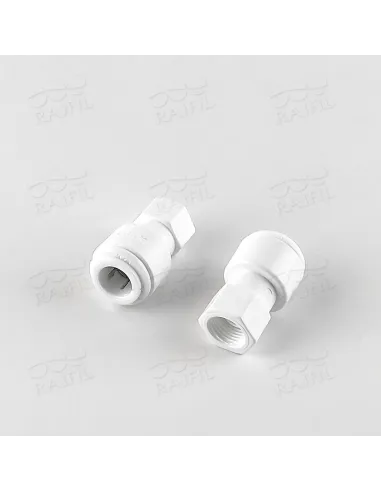 Фитинг прямой для крана Raifil 6FC4, 0,37 дюйма х 11М, 15.4 мм - 2