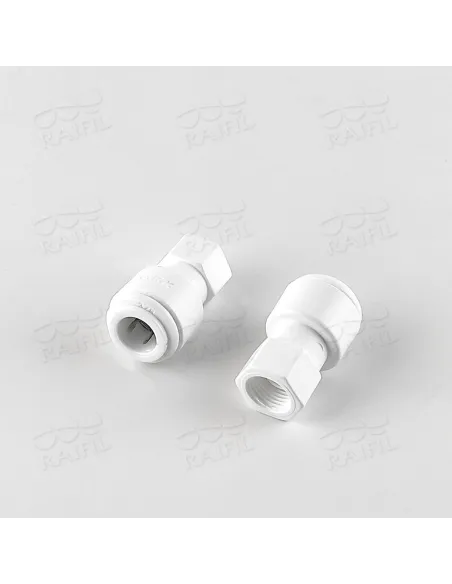 Фитинг прямой для крана Raifil 6FC4, 0,37 дюйма х 11М, 15.4 мм - 2