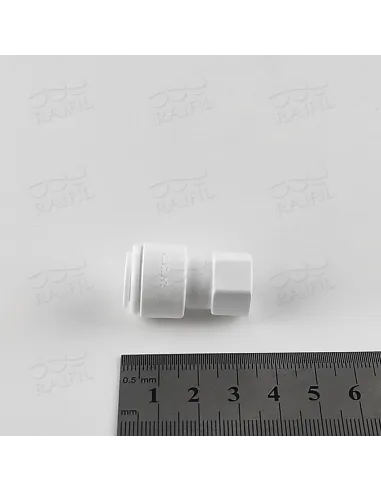 Фитинг прямой для крана Raifil 6FC4, 0,37 дюйма х 11М, 15.4 мм - 3