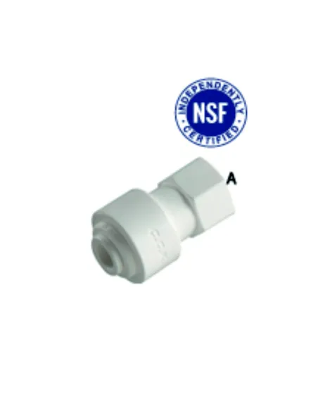 Фитинг прямой для крана Raifil 6FC6, 3/8х7/16 дюйма, 15.4 мм - 1