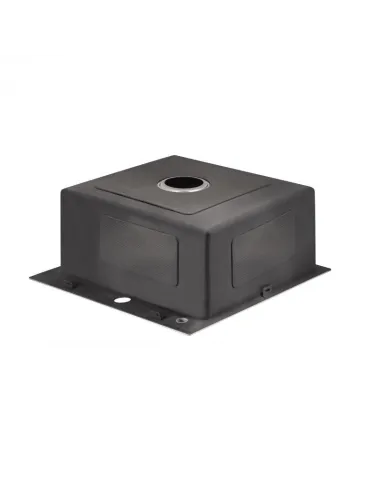 Мойка кухонная квадратная Lidz Brush H5050 3.0/0.8 мм с дозатором - 5