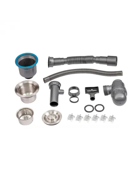 Мойка кухонная квадратная Lidz Brush H5050 3.0/0.8 мм с дозатором - 9