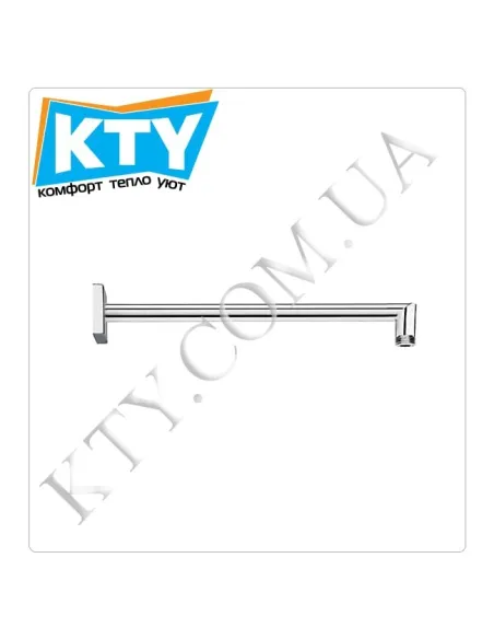 Тримач верхнього душу настінний G1/2 Tres 062.432.01 хром - 1