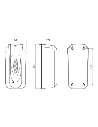 Дезинфектор сенсорный Q-Tap Dezinfektor DZ600WP - 2