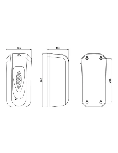 Дезинфектор сенсорный Q-Tap Dezinfektor DZ600WP - 2