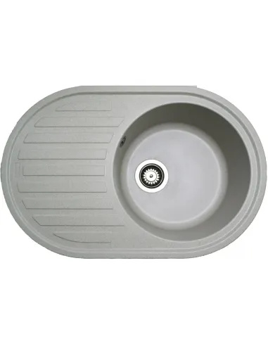 Мойка для кухни из гранита Adamant Ellipsis Avena, 765х495х200 мм - 2