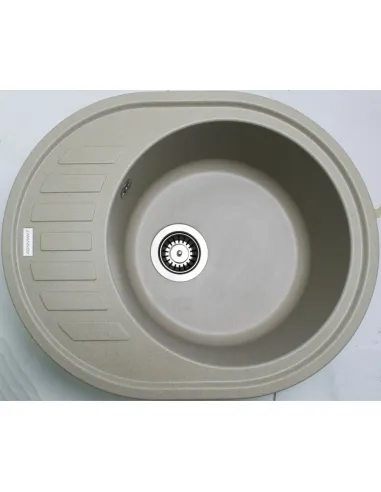 Мойка для кухни из гранита Adamant Ovum сахара, 615х495х200 мм - 3