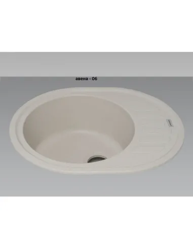 Мойка для кухни из гранита Adamant Ovum Avena, 615х495х200 мм - 2