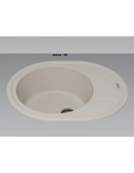Мойка для кухни из гранита Adamant Ovum Avena, 615х495х200 мм - 2