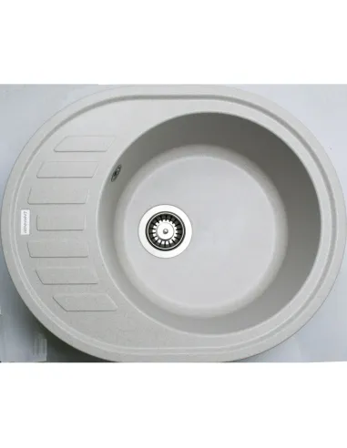 Мойка для кухни из гранита Adamant Ovum Avena, 615х495х200 мм - 3