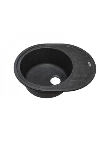 Мийка для кухні з граніту Adamant Ovum графіт, 615х495х200 мм - 2